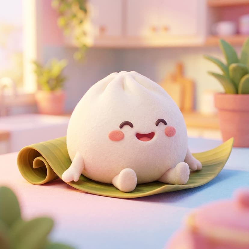 Cute Bánh Bao Character